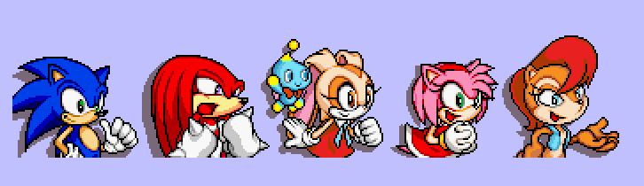  Modern sonic sprites sonic advance